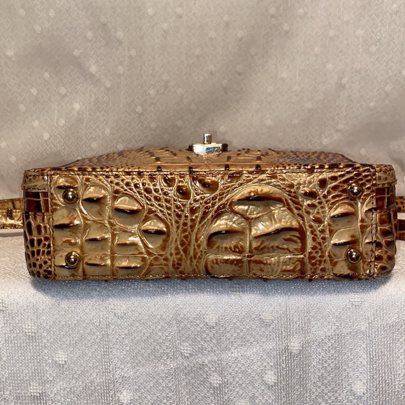 *SOLD*BRAHMIN Evie Toasted Melbourne Croc Embossed - Picture 8 of 15